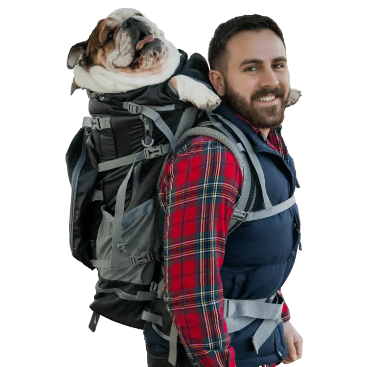 Kolossus | Big Dog Carrier & Backpacking Pack - ROV2-XL-BLK_OR
